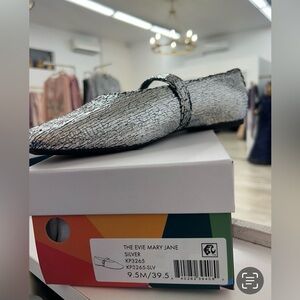 Katy Perry Collections Silver Flats